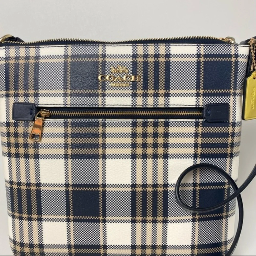 Coach Handbag Rowan File Crossbody Bag With Matching Wristlet Wallet set - Picture 2 of 14